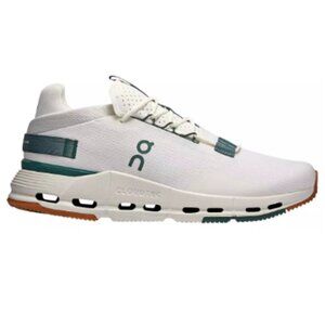 New color! On Men's Cloudnova 2 Shoes-Color: Ivory/Olive